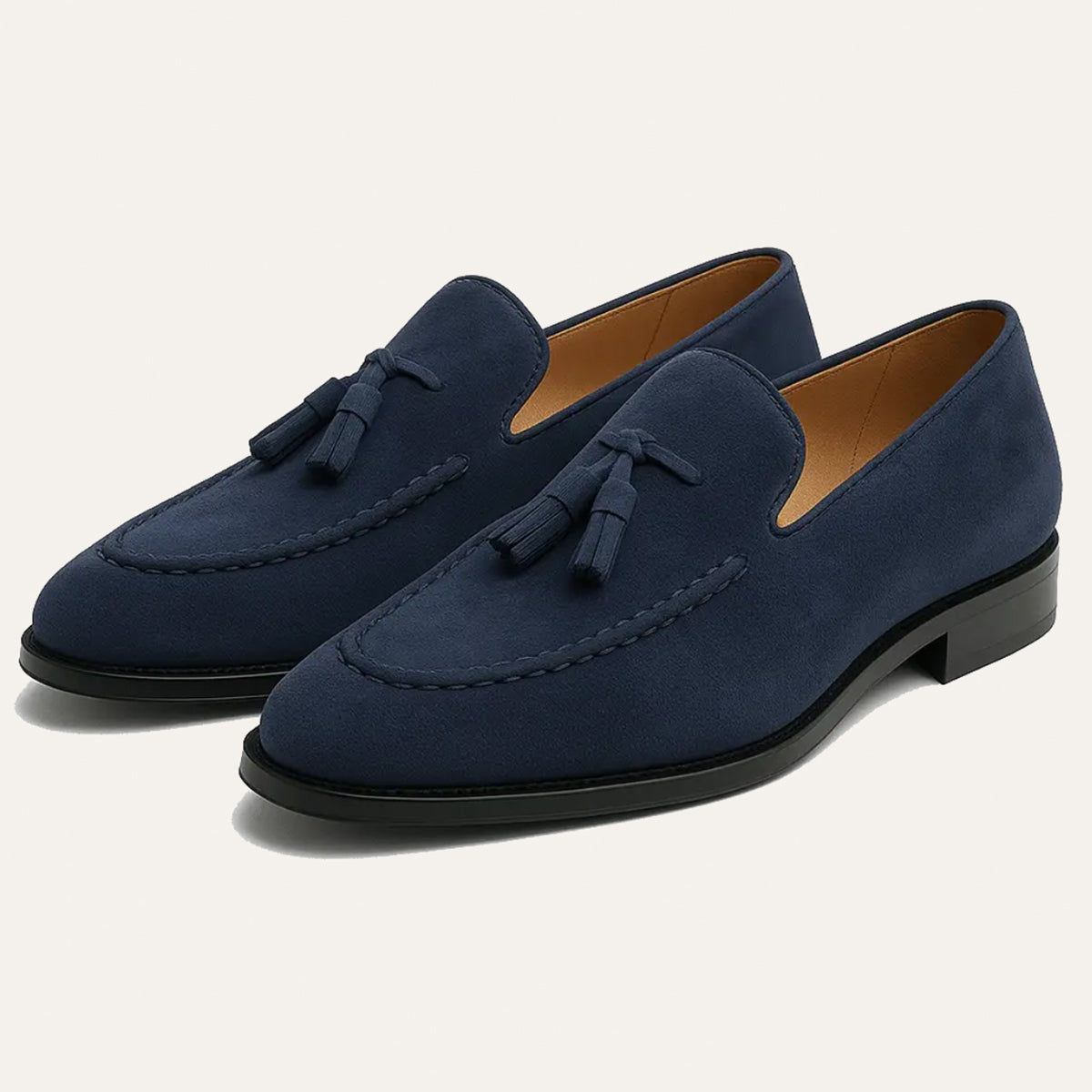 Nicholas | Men's Suede Tassel Loafers