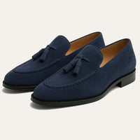 Nicholas | Men's Suede Tassel Loafers