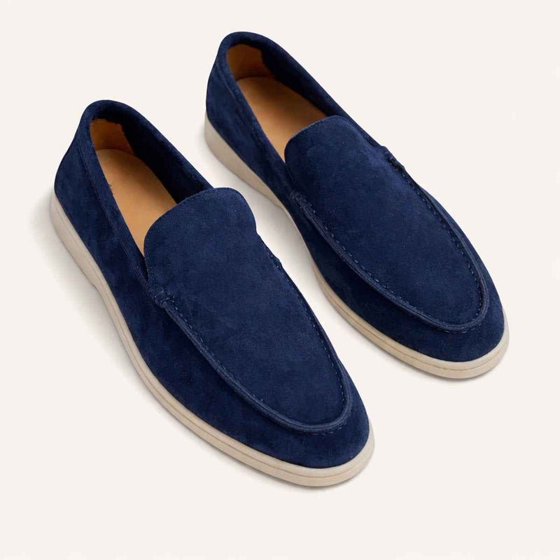 Neil | Men's Suede Loafers with Rubber Sole