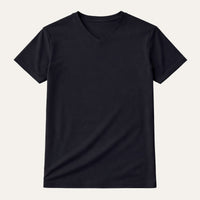 Leo | Men's V Neck Slim Fit Cotton T-Shirt