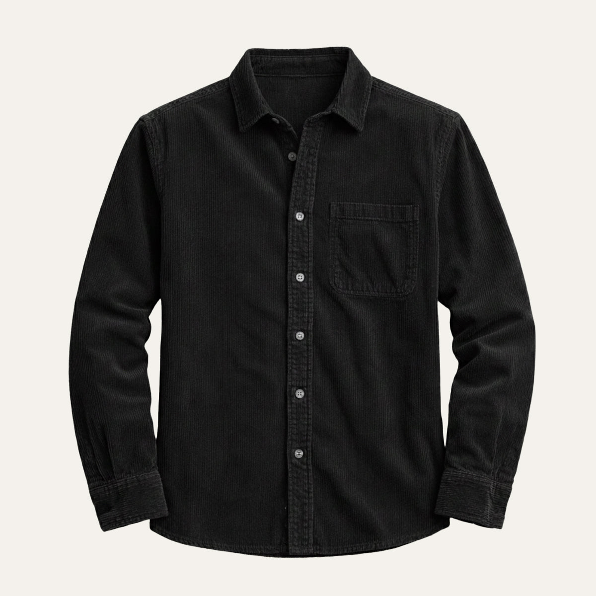 Cary corduroy shirt Black