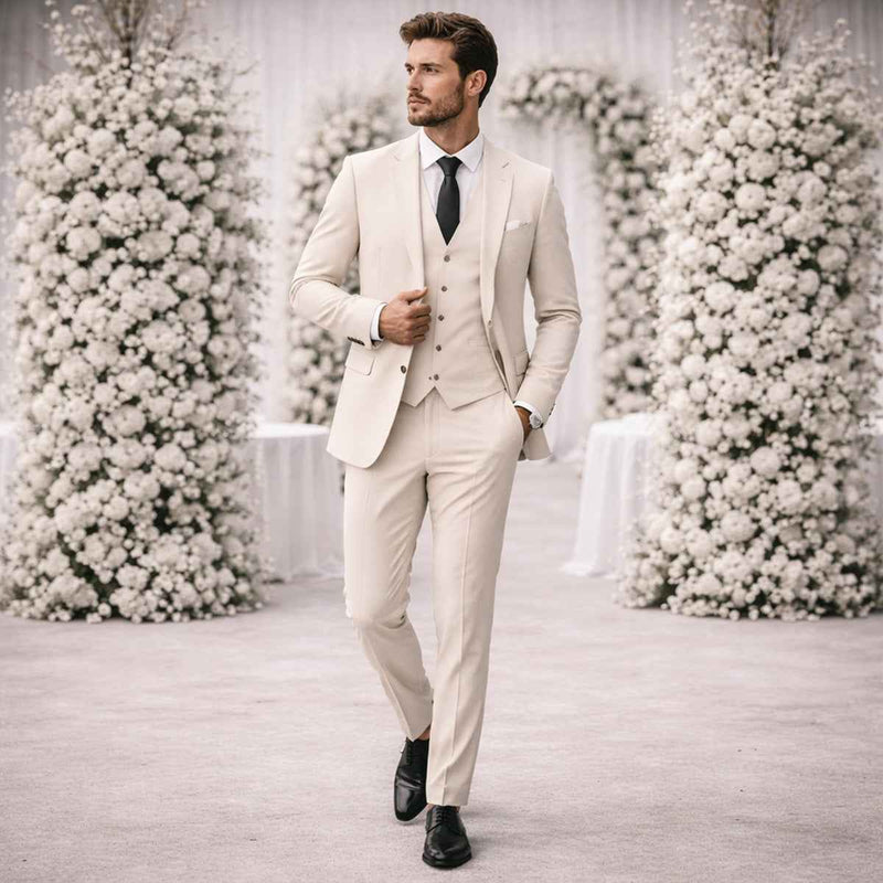 Michael | Slim Fit 3 Piece Formal Business Suit