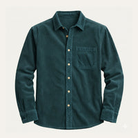 Cary corduroy shirt Turquoise