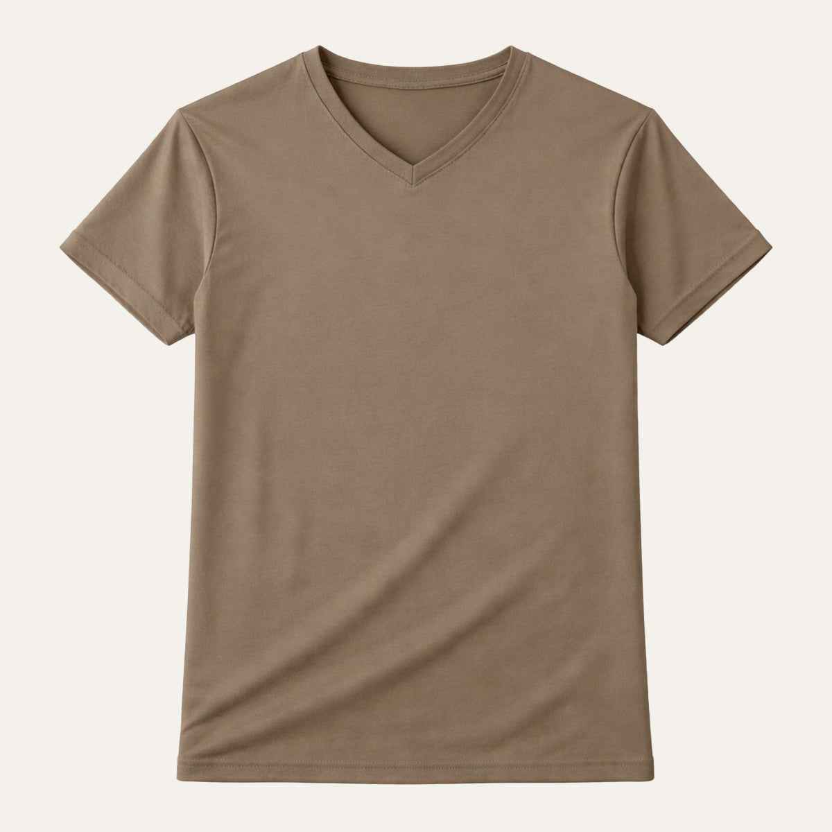 Leo | Men's V Neck Slim Fit Cotton T-Shirt