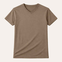 Leo | Men's V Neck Slim Fit Cotton T-Shirt