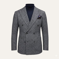 Luther | Checked Double Breasted Plaid Blazer Jacket