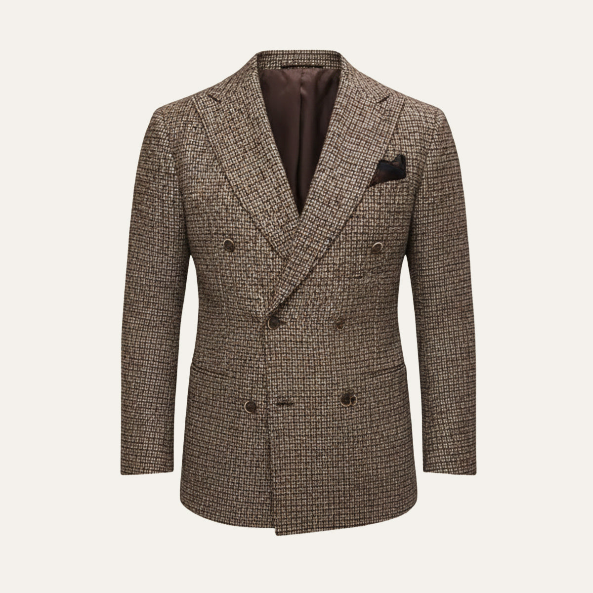 Luther | Checked Double Breasted Plaid Blazer Jacket