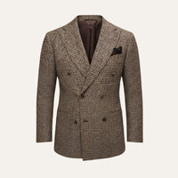Luther | Checked Double Breasted Plaid Blazer Jacket