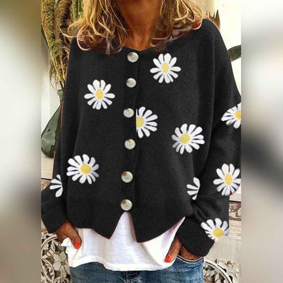 Cassandra | Women's Oversized Button-Front Cardigan