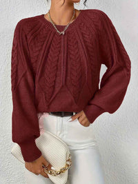Margaux | Women's Cable Knit Long Sleeve Jumper