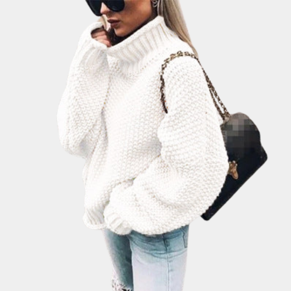 Lettice | Women's Oversized Turtleneck Jumper