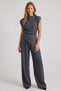 Harper Two-Piece Set Gray - Front