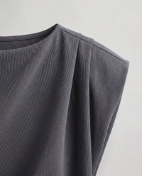 Harper Two-Piece Set Gray - Close-Up Detail