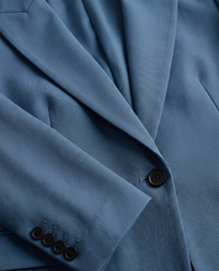 Bianca Blazer Trousers Suit Blue - Close-Up Detail