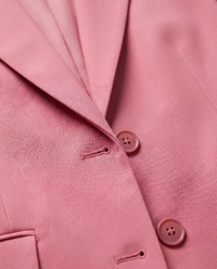 Bianca Blazer Trousers Suit Pink - Close-Up Detail