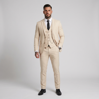 Cosgrove | Men's Three Piece Suit Cream