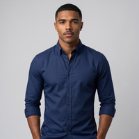 Piers | Men's Button Up Shirt Navy