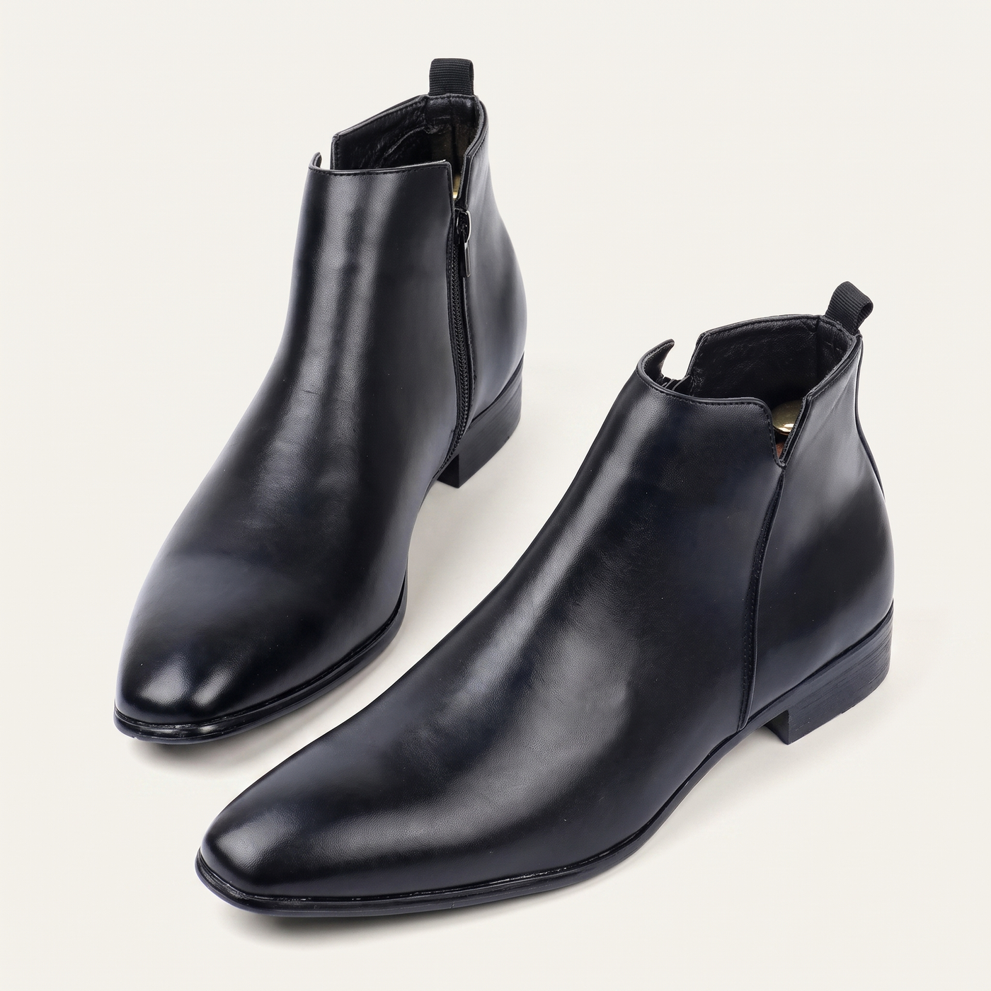 Caxton | Men's Leather Chelsea Boots Black