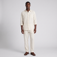 Alaric | Men's Linen Set Cream Oversized (v2)