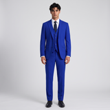 Abram | Men's Slim Fit 3 Piece Business Suit with Jacket, Vest and Trousers