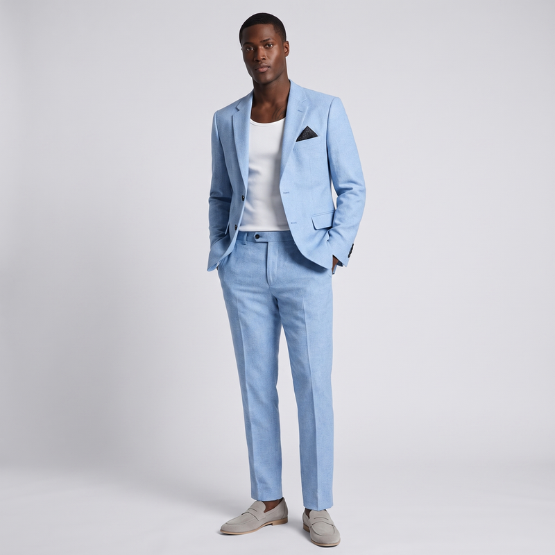 Silas | Men's Linen Blend Two Piece Suit