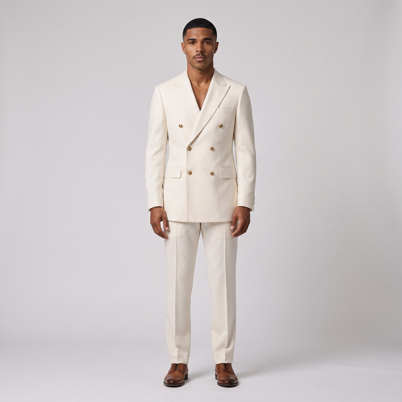 Maxwell | Men's Double Breasted Two Piece Suit