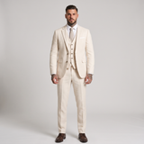 Norman | Men's 3 Piece Suit Set with Blazer, Gilet and Trousers