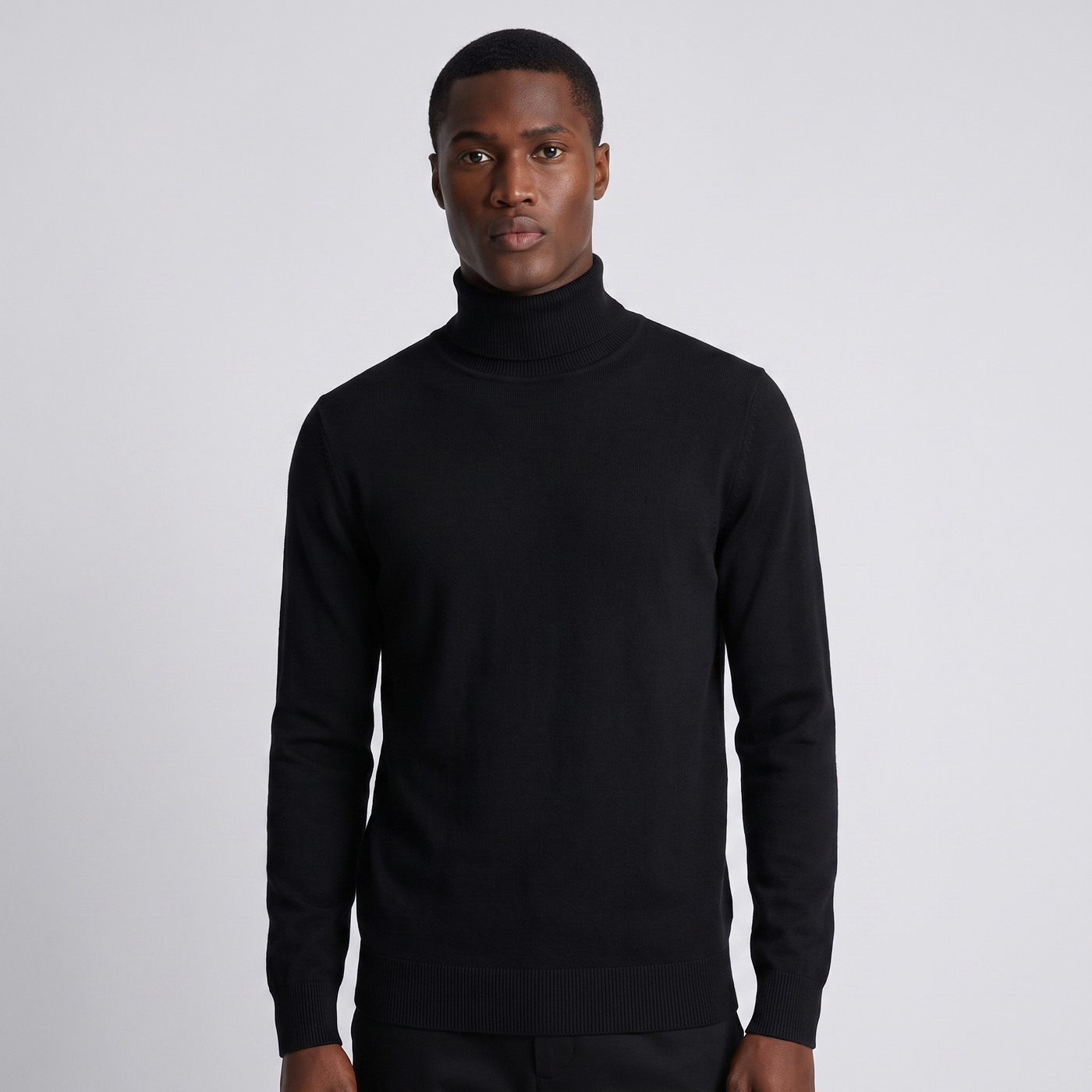 Ezra | Men's Cotton Turtleneck Jumper