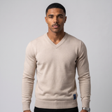 Evander | Men's Merino Wool V-Neck Jumper