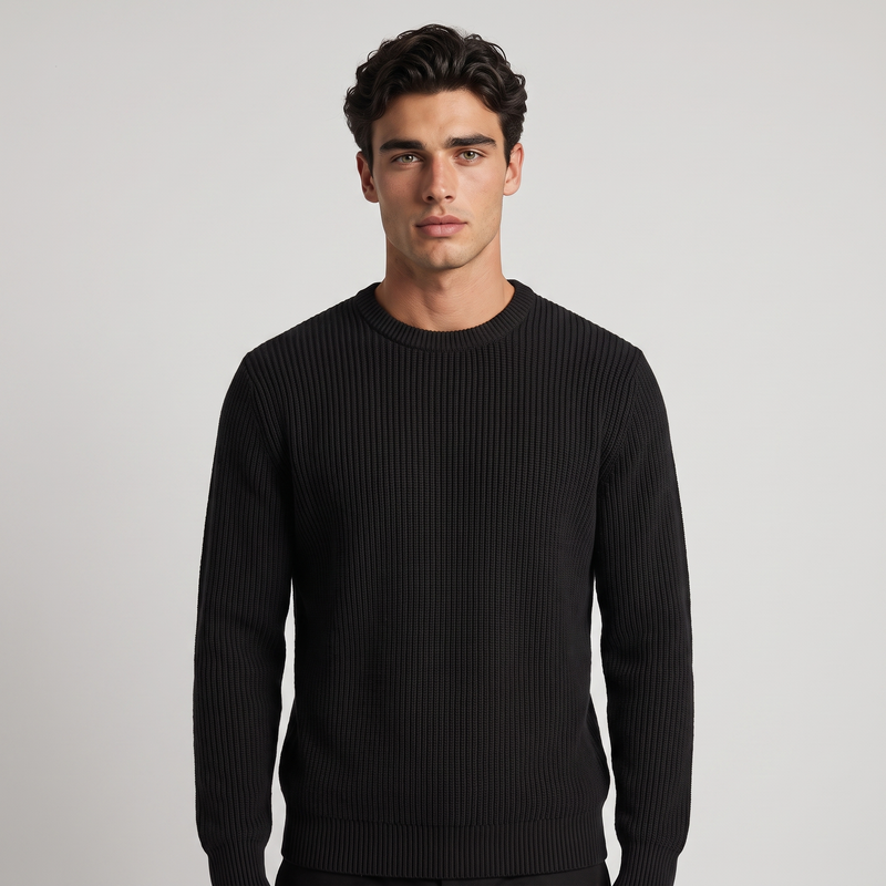 Fabian | Men's Ribbed Crew Neck Jumper
