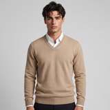 Marvin | 100% Cashmere V-Neck Jumper for Men