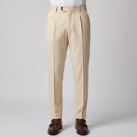 Julian | Men's Slim Fit Pleated Dress Trousers