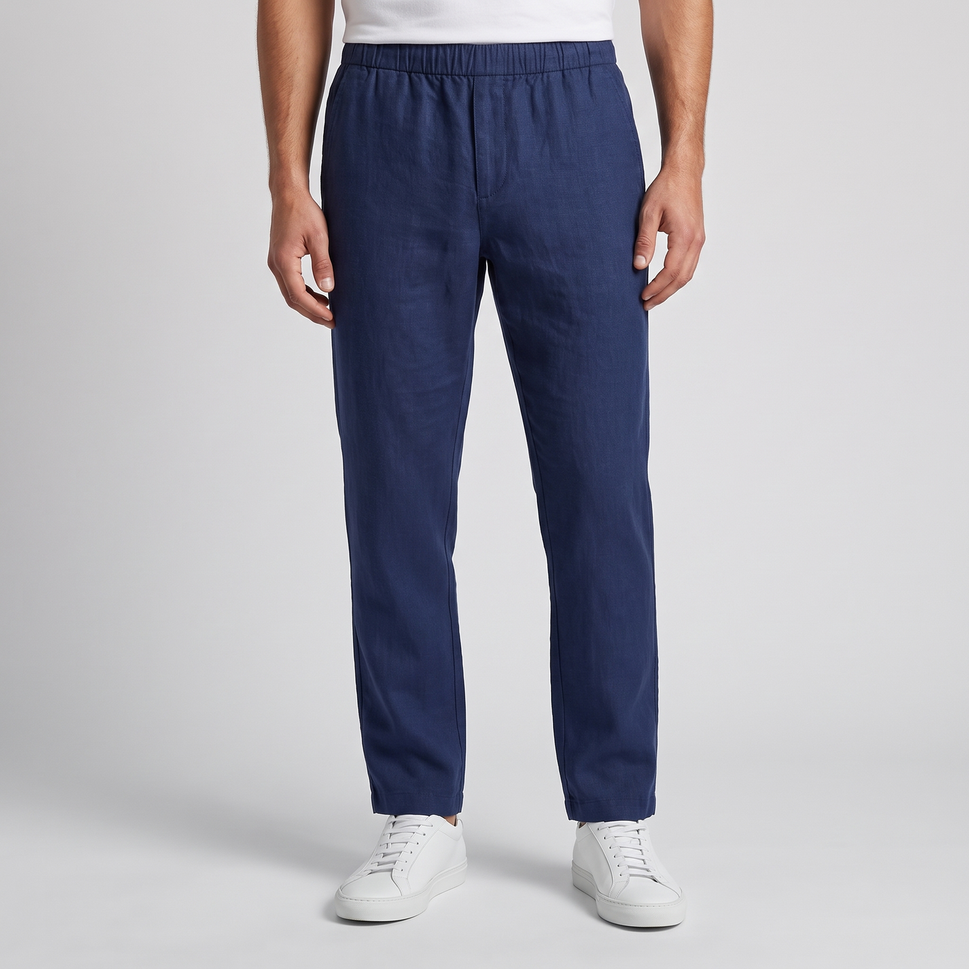 Galen | Men's Casual Elastic Linen Trousers