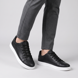 Judson | Men's Orthopedic Sneakers in Black and Brown