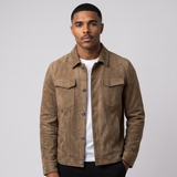 Diarmuid | Men's Panelled Button-Down Jacket