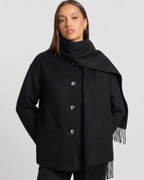 Ermine | Women's Cape Front Short Jacket