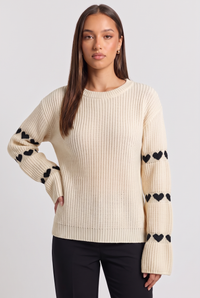 Imelda jumper black apricot