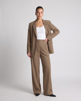 Corinne | Women's High-Waisted Wide-Leg Trouser Set