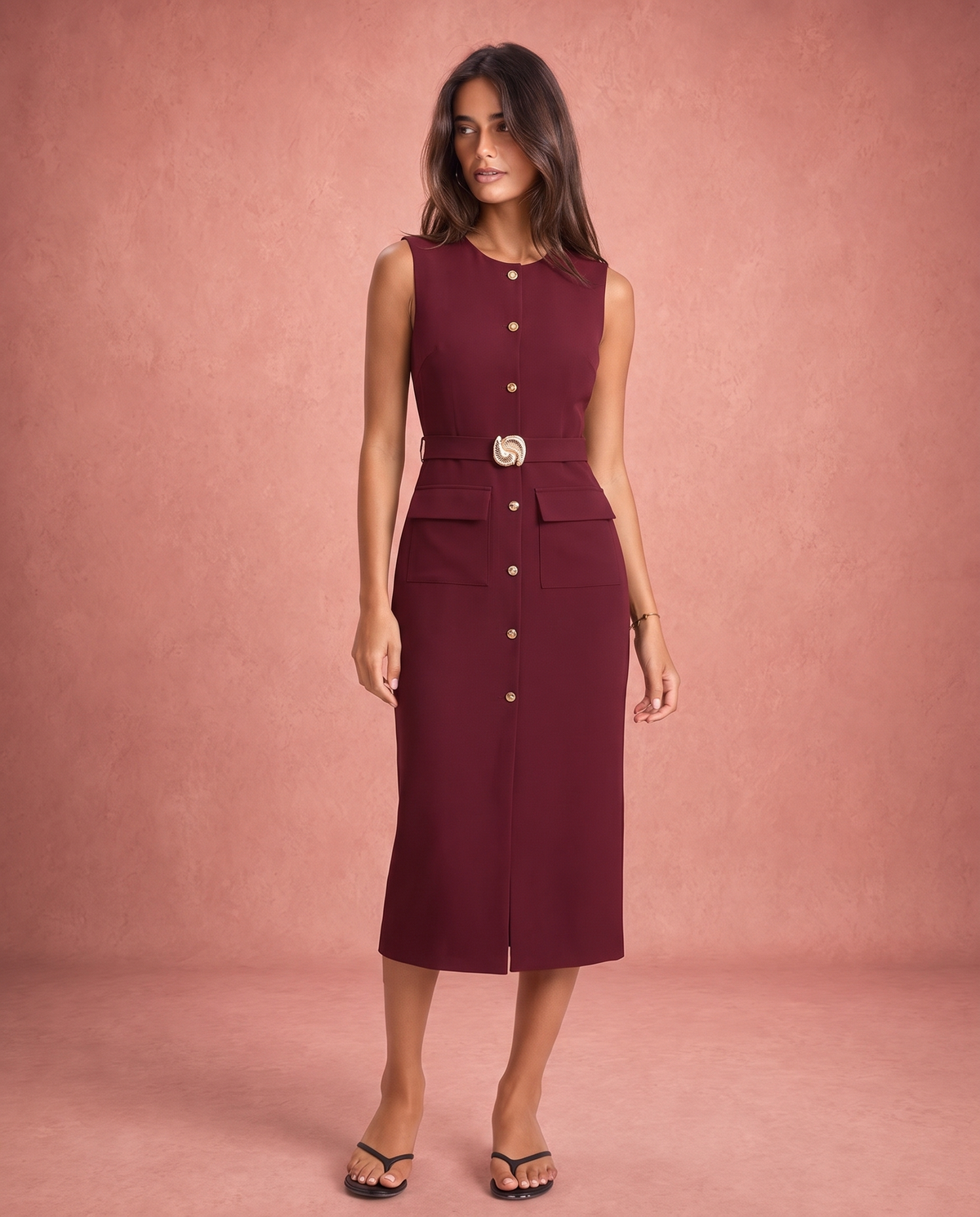 Amelia - Burgundy
