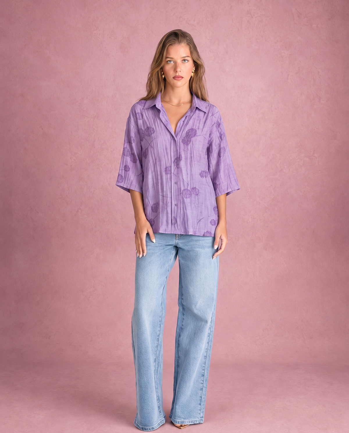 Ava - Purple Shirt
