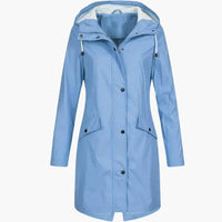 Apollonia | Women's Hooded Longline Parka with Pockets