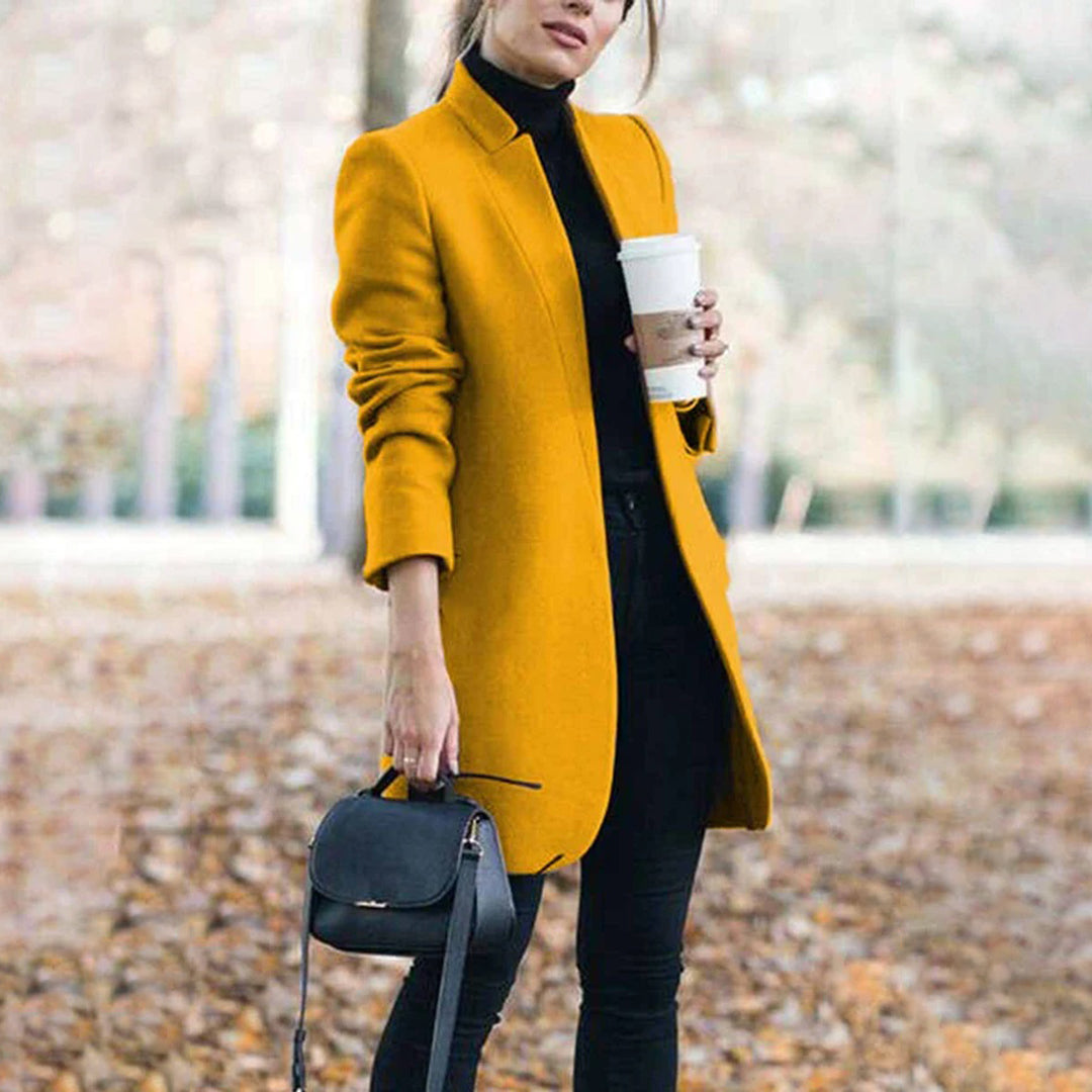 Susannah coat in Yellow