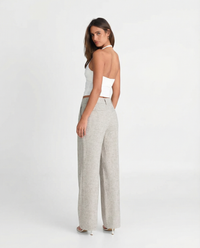 Chloe | linen wide leg pants
