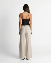 Olivia | linen wide leg pants