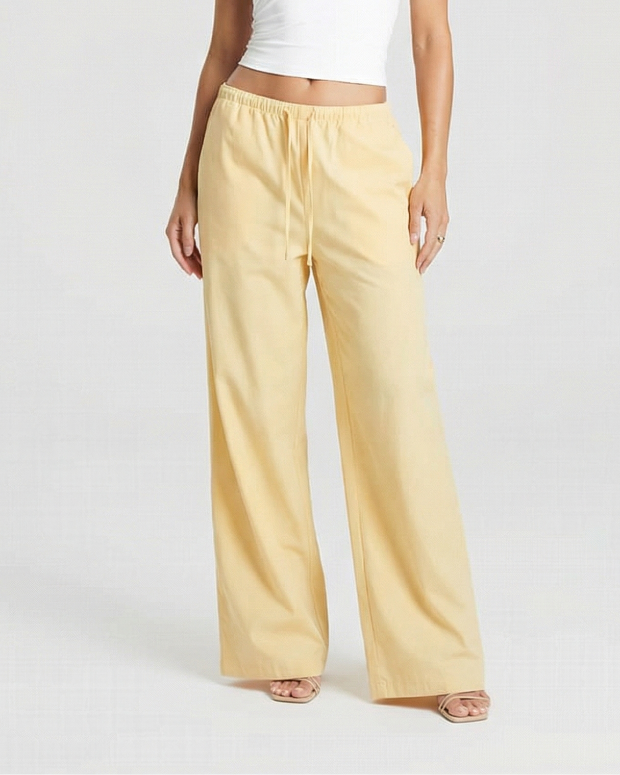 Jemima | linen wide leg pants