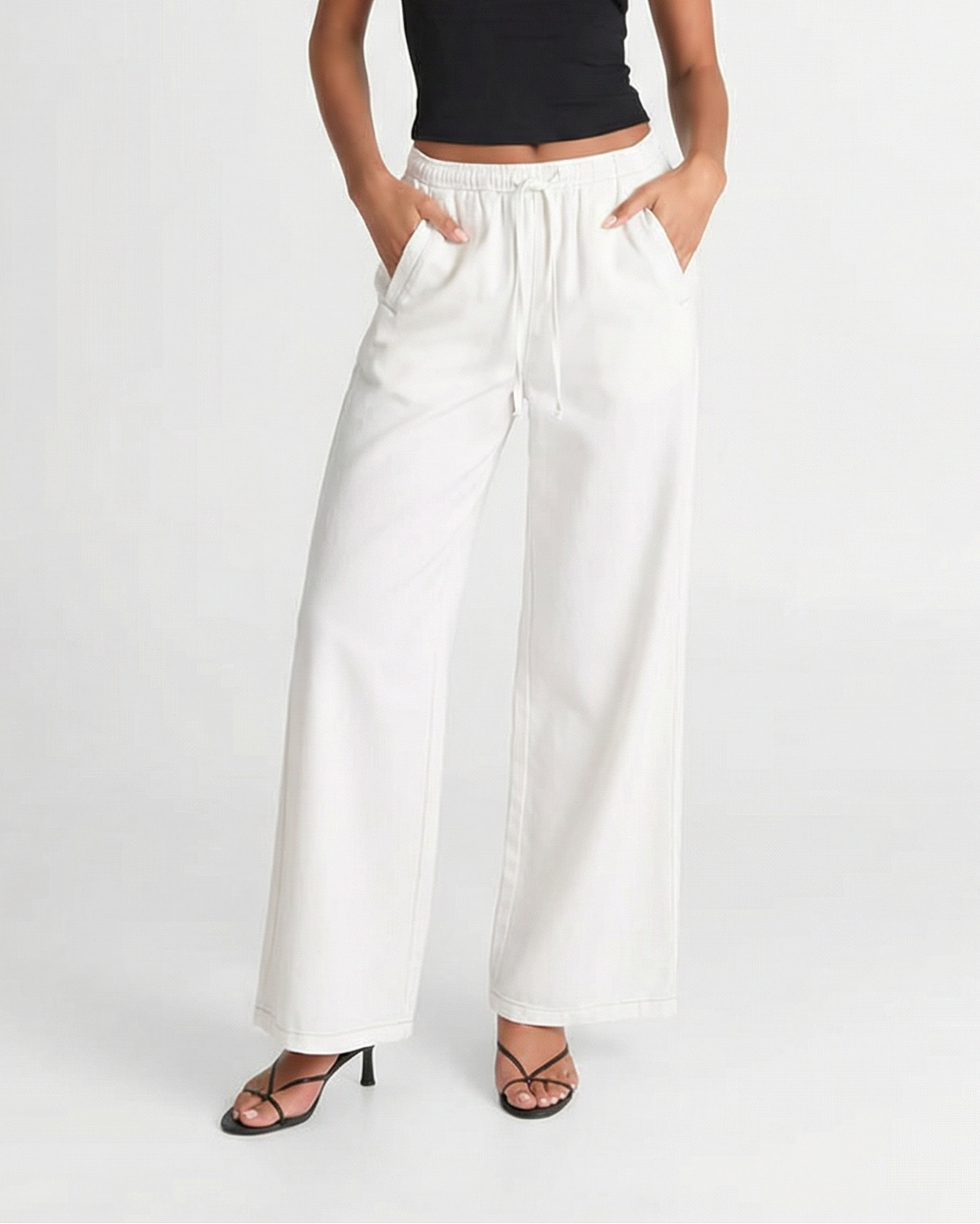 Willow | white wide leg pants