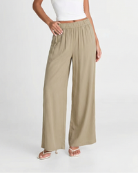 Rebecca | linen wide leg pants
