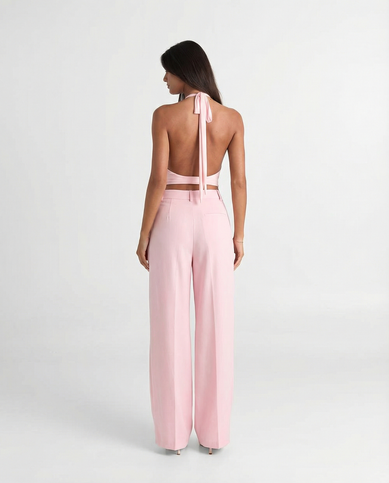 Martha | linen wide leg pants