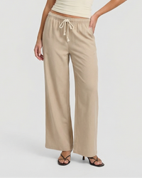 Eliza | linen wide leg pants