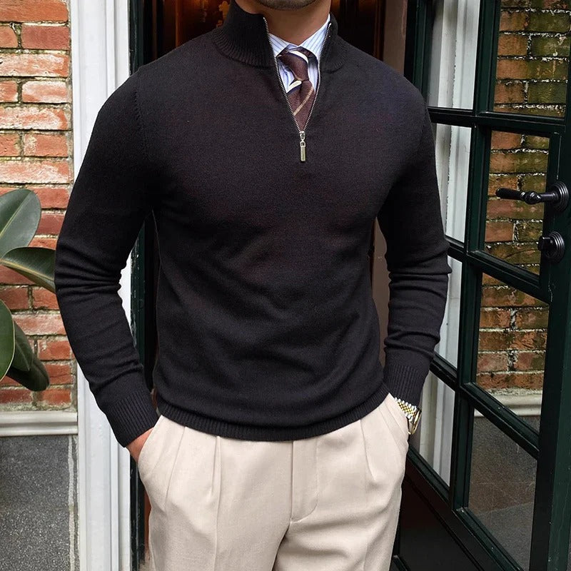 Floyd | Modern Quarter Zip Knit Jumper